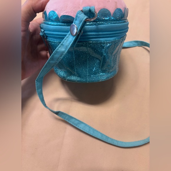 Cupcake Bag Purse Girls Blue Glitter Sprinkles Crossbody Claire’s - Picture 8 of 16